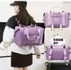 Bolsa de Viagem ao Ar Livre, Bolsa de Mão Multifuncional para Armazenamento, Mochila Expansível, Bolsa Telescópica de Camada Dupla, Bolsa de Rodinhas