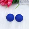 Nuevos pendientes circulares de 12 colores con pintura en aerosol estéreo, pendientes sencillos de moda de estilo coreano, pendientes diarios, accesorios para las orejas para mujeres