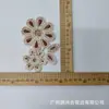 Parche de Flor de Ganchillo con Aspecto Retro Hecho a Mano, Corazón, Lazo, Adhesivo de Tela, Bordado Soluble en Agua, Flor Adhesiva para Sombreros, Bolsas, Decoración de Empaque, Flores