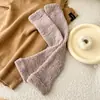 Fabricantes de meias de coral fleece atacado transfronteiriças grossas frias quentes para casa longas até o joelho meias para dormir