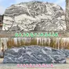 Piedra Grande de Paisaje Natural con Texto Grabado, Piedra de Paisaje, Piedra con Lema Escolar, Piedra Fundacional de Unidad Corporativa, Piedra Cultural de Jardín