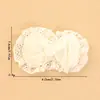 Lindo Patch Bordado de Flor com Laço Branco Leitoso DIY para Sapatos, Chapéus, Meias, Roupas, Calças, Acessórios Decorativos Infantis