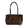 Bolso de mano Retro Versátil Exquisito para Mujer 2025 Otoño Nuevo de Moda Gran Capacidad Gamuza Simple Bolso de Hombro Axila