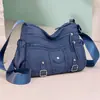 Bolso bandolera transfronterizo europeo y americano de moda con múltiples compartimentos para madres de mediana edad y mayores, bolso cruzado de comercio exterior de alta calidad para mujer