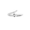 Anillo de serpiente de plata esterlina S925 para mujer, con personalidad de nicho, apertura de diamante, anillo de serpiente de viento frío con sentido avanzado