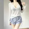 Nuevo Bikini Cuadros Estilo Puro Deseo Chica Linda Oculta Defectos Adelgazante Boyshort Bikini Separado para Aguas Termales