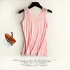 Camisola Sexy de Encaje para Mujer de Verano, Top Cómodo de Tirantes Finos con Cuello en V, Camisola de Modal