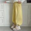 Pantalones de chándal para niñas 2026 Primavera Nuevos de Color Sólido con Dobladillo Curvo para Niños Mayores, Pantalones Jogger Anchos Sueltos para Primavera y Otoño