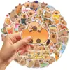 Pegatinas de Dibujos Animados de Capibara Lindo Capibara Decoración de Cuaderno Patrón Pequeño Material Funda de Teléfono Móvil Taza de Agua Pegatinas DIY