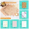[en stock] Papel para Sándwich de Hamburguesa de Panadería General Película Desechable a Prueba de Aceite Mantel Papel de Envoltura para Plato de Cena