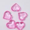 Cuentas de amor acrílicas transfronterizas para el Día de San Valentín, bricolaje, decorativas, de doble cara, no porosas, lisas, protección del medio ambiente, piedra de goma
