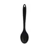 Colher de silicone tudo-em-um transfronteiriça, colher de cozinha de silicone de grau alimentício, colher coadeira de cozinha, colher para misturar salada