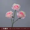 Série de Casamento Rosa Materiais de Flores Artificiais para Decoração de Vitrine de Shopping, Exibição de Fundo, Arranjos Florais, Flores Artificiais, Rosas