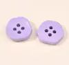Botones Novedosos de Cuatro Agujeros con Forma de Nube en Colores Pastel de Gama Alta, Botones Florales Coloridos Lindos y Versátiles para Abrigos y Pijamas