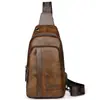 Bolso de Pecho Nuevo para Hombre Satchi Kangaroo Transfronterizo Bolso Cruzado de Gran Capacidad Bolso de Hombro Casual de Negocios Mochila Pequeña Retro