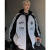 Sudadera de Nuevo Estilo 2025 Estilo Hong Kong Holgada Sencilla con Capucha Cárdigan para Hombres y Mujeres, Moderna, Atractiva y Versátil