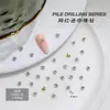 Decorações de Pedraria para Unhas, Bolas de Pedraria Transparente Brilhante com Acabamento de Cristal Mini, Acessórios Versáteis para Unhas Bolas de Pedraria