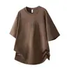 Ropa para Hombre Fengshe / Camiseta de Manga Corta Pesada Nueva 2026 para Hombre, Ropa de Verano Estampada Talla Grande de Corte Holgado