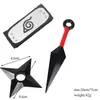 Mercadoria de Anime Naruto Kunai Shuriken Anel do Quarto Hokage Konoha Kunai de Plástico Conjunto de Dardos Venda por Atacado