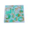 Pendientes de resina epoxi cristal DIY27 molde para pendientes colgante para pendientes pegamento UV molde de silicona Amazon para venta al por mayor