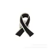 Broche de Logo Promocional do Dia Internacional da Aids Liga de Zinco Fita com Gotejamento de Óleo Emblema Acessórios para Eventos de Bem Público