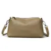 Bolso cruzado de piel de vaca de capa superior Bolso tipo almohada de venta caliente Bolso de cuero genuino para mujer Bolso de ante suave a la moda Bolso de hombro versátil Venta al por mayor
