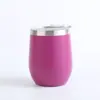 Taza de Huevo de 12 oz Transfronteriza Termo Mini de Acero Inoxidable Doble Capa al Vacío Forma de U Forma de Huevo Taza de Agua Venta al por Mayor de Fábrica