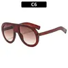 Gafas de Sol Estilo Aviador con Montura Grande Protección UV Moda Europea y Americana, Tendencia Transfronteriza Unisex Personalizadas Gafas de Sol de Gama Alta