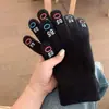 Guantes de Lana Tejidos Personalizados para Comercio Exterior, Lindos y Originales para Mujer, Guantes sin Dedos para Pantalla Táctil para Estudiantes, Cálidos y Protectores
