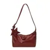 Bolsa tipo dumpling estilo coreano para mujer, nueva moda 2026, bolso de hombro versátil, bolso cruzado casual de alta gama con estilo