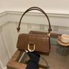 Bolso de Alta Gama Estilo Occidental para Mujer 2024 Nuevo Moderno Niche Bolso Cruzado de Hombro Sobaco Cyber Celebrante Bolso Baguette
