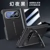 Funda de teléfono de cuero liso galvanizado para Huawei Pura XMAX con soporte para lente, bisagra, protección completa, anticaídas, funda y protector de pantalla integrados