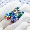 Broca para Cubitos de Hielo Dongzhou Broca de Cubo de 4 mm Huazi 4841 Mismo Estilo Cristal K9 de Alta Calidad Accesorios para Uñas Planos