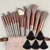 Set de Pinceles y Esponjas de Maquillaje Sijiqing de 13 Piezas Herramienta Set Venta Directa de Fábrica