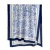 Bufanda Corta con Flecos de Borlas de Lana para Mujer, Nueva Colección Primavera-Otoño, Moda que Reduce la Edad, Estampada, Sensación de Alta Gama