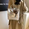 Mochila Escolar para Estudiantes Mujer 2025 Invierno Nuevo Ins Moda Trendy Bolsa para Estudiantes Bolsa de Mujer Versátil de Gama Alta