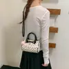 Bolsa Cilindro Doce de Bolinhas para Mulheres, Pequena Bolsa de Mão, Nova Moda de Verão, Versátil para o Dia a Dia, Bolsa Transversal
