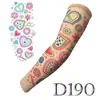 Mangas de tatuaje punto cruz transfronterizas populares para exteriores protección solar para hombres y mujeres brazo de tatuaje flor grande brazo completo sin costuras manga de hielo