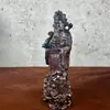 Ornatos de Escultura em Madeira de Ébano, Escultura em Madeira Maciça do Deus da Riqueza e Estrela, Artesanato em Madeira