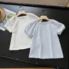 Nueva Camiseta de Manga Abullonada para Niñas/Ropa de Manga Corta para Niños Primavera/Verano 2026 485778