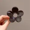 Presilha de Cabelo Osso de Dragão Estilo Vintage para Mulheres, Presilha de Garra Simples e Elegante com Bolinhas para Coque na Parte de Trás da Cabeça, Acessório de Cabelo Presilha Tubarão