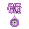 Reloj de Bolsillo Clásico de Enfermera y Doctor de Hospital con Apariencia Personalizada y Práctico Clip Retráctil para Insignia Colgante de Pecho