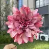 Flor Artificial Dahlia Maillard Fiesta Única Boda Decoración del Hogar Flor Falsa Venta al por Mayor
