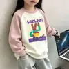 Sudadera Fina para Niña Estilo Coreano Dulce Linda Estampado de Dibujos Animados Jersey Top Nuevo Elegante para Primavera y Otoño de Bebé