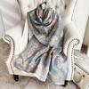 Novo cachecol feminino xale de inverno escritório Nap cobertor Cashmere Tassel lenço quente engrossado