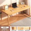 Escritorio Largo de Madera Maciza Nórdica Escritorio para Oficina en Casa Escritorio Moderno Simple para Computadora Escritorio de Trabajo para Estudiantes Estudio Oficina Escritura