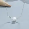 Collar de Perlas con Diamantes en Forma de V de Plata de Ley 925 para Mujer, Cadena de Clavícula de Perlas de Lujo Ligero a la Moda Ins, Joyería de Plata Personalizada y Elegante