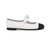 Zapatos Mary Jane de Cuero Genuino ~ 5 cm de Altura Oculta Estilo Chanel para Mujer, Zapatos Planos tipo Bailarina con un Toque Francés de Alta Gama