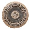 Mantel individual de yute con borlas INS, impermeable, para ollas, cuencos, platos, mesa de boda, decorativo, 1391