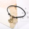 Nuevo tobillera tejida a mano pulsera ajustable ancla retro tobillera joyería simple para pareja venta al por mayor